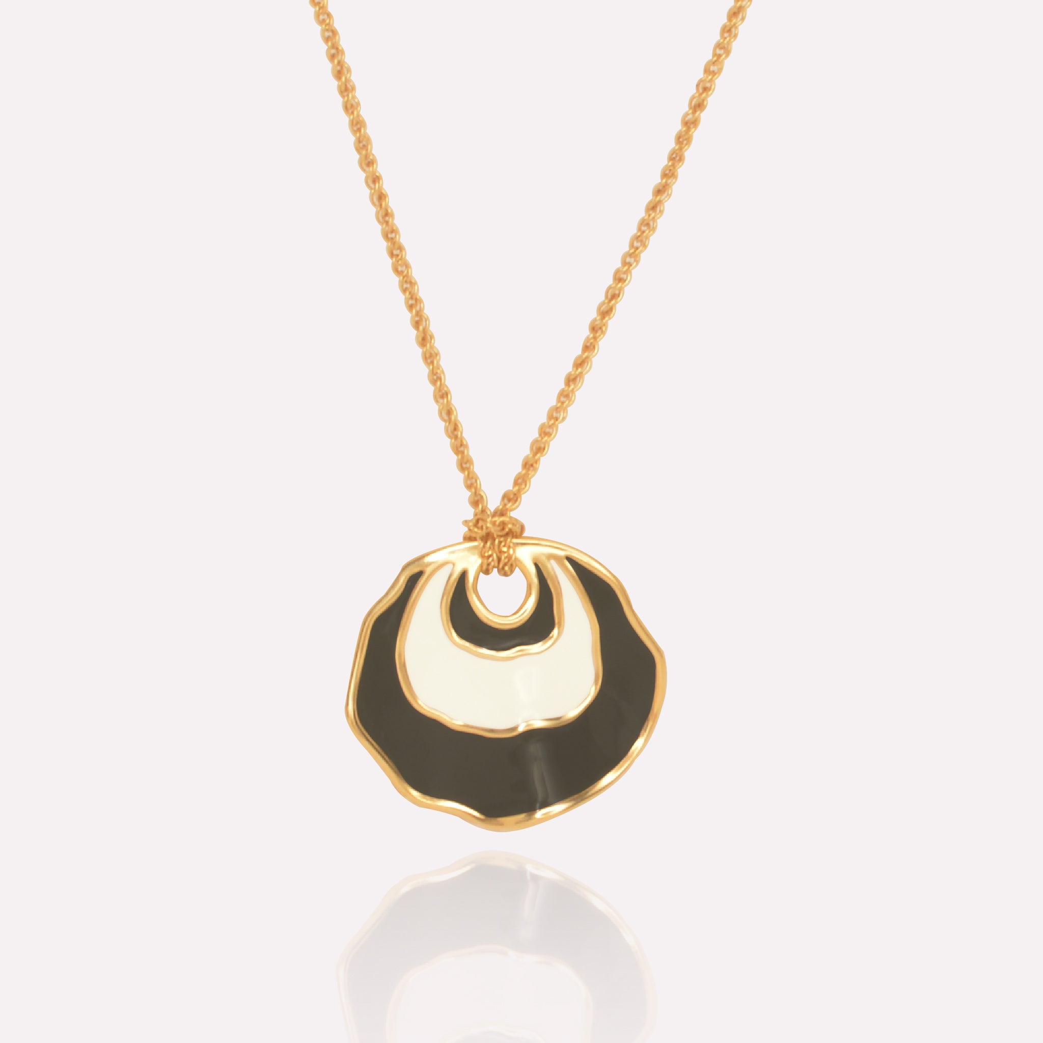 Jingle Necklace in Jet Black