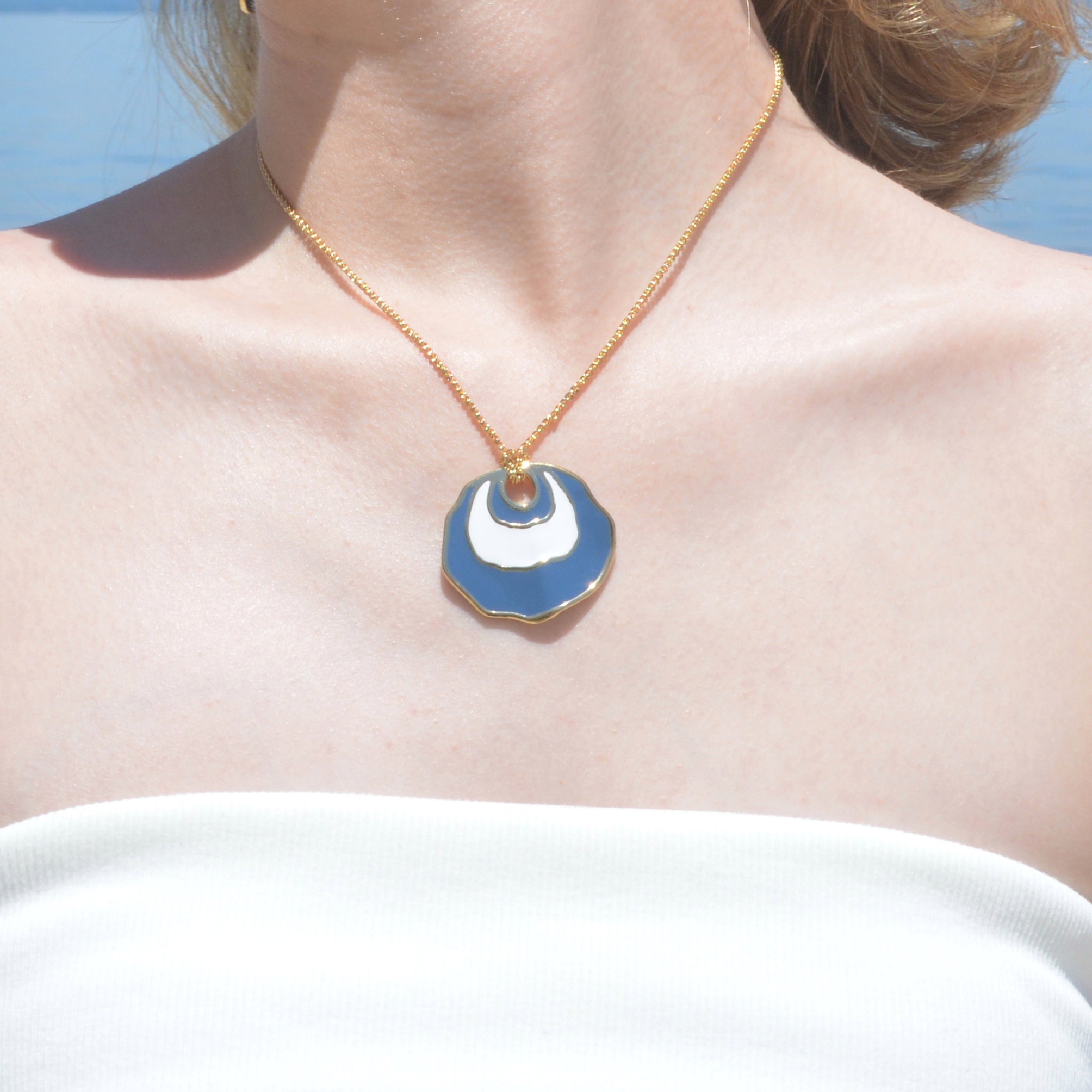 Jingle Necklace in Ocean Blue