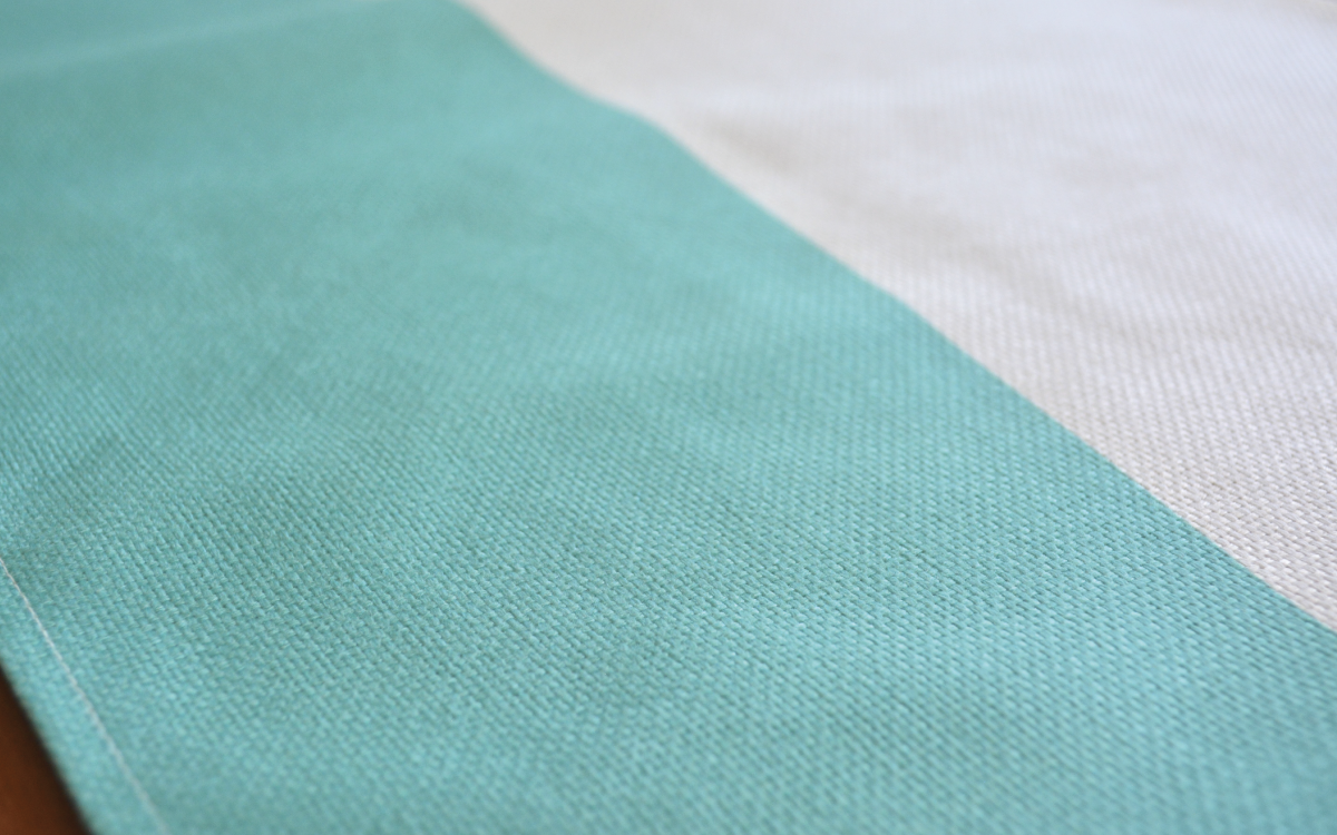 Wave Table Runner in Turquoise