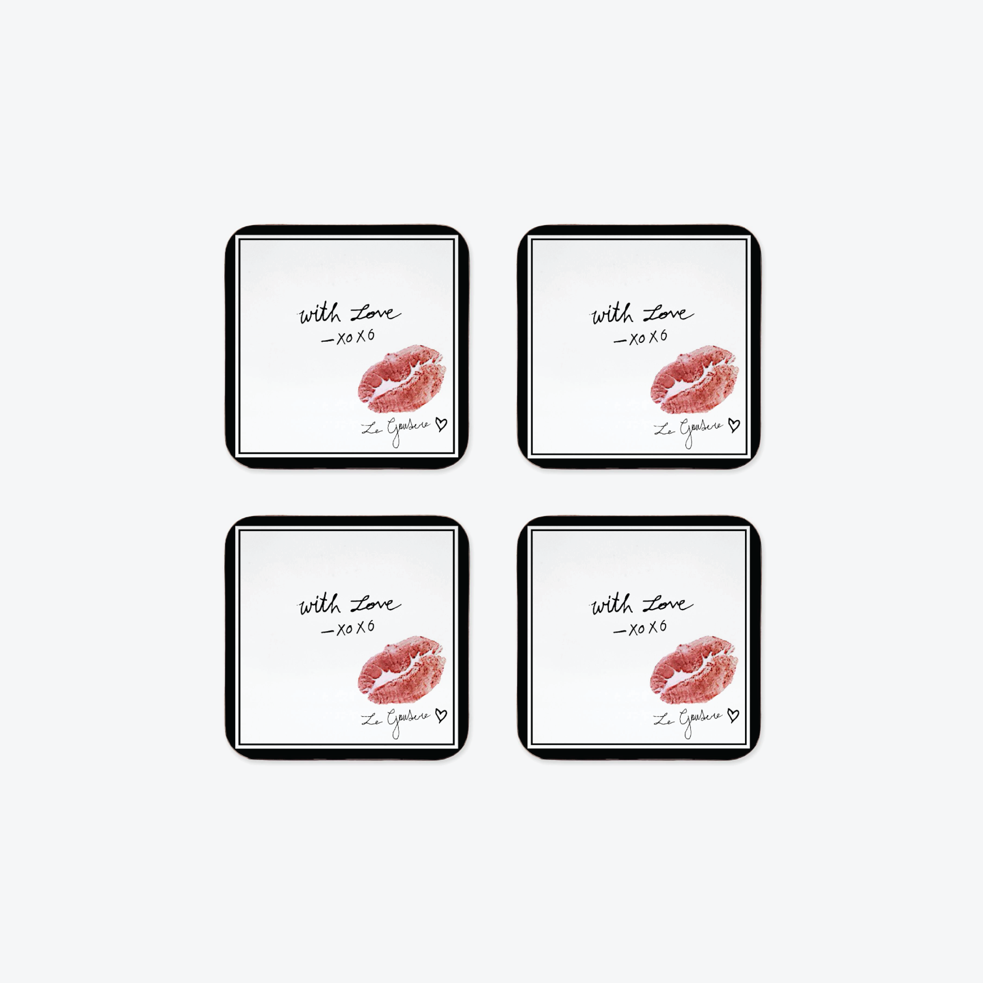With Love Coaster Set
