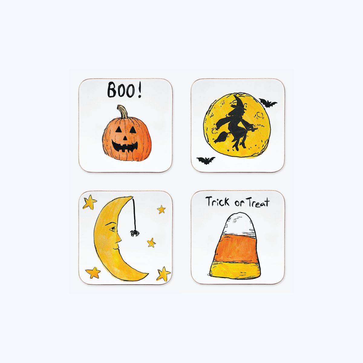 Trick or Treat Coaster Set