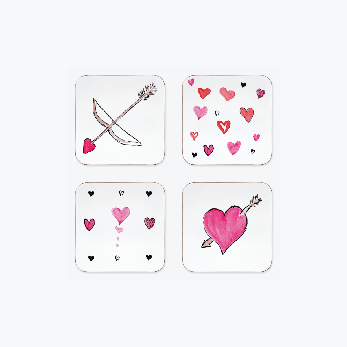 Cupid's Arrow Coaster Set