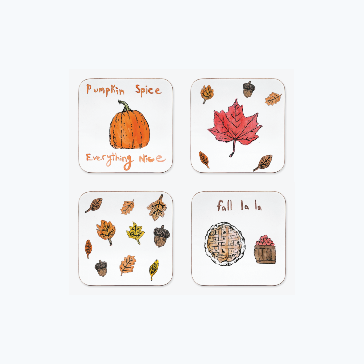 All About Autumn Coaster Set