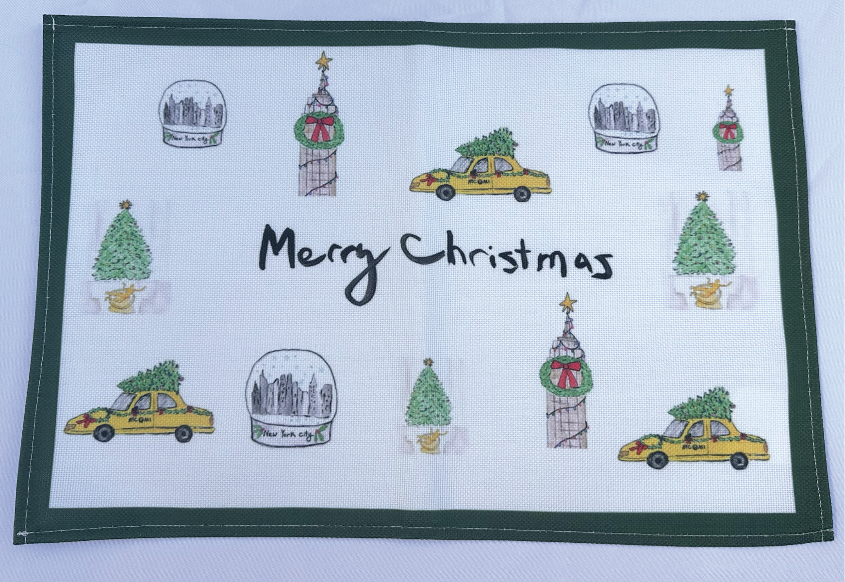 Christmas in New York Placemat