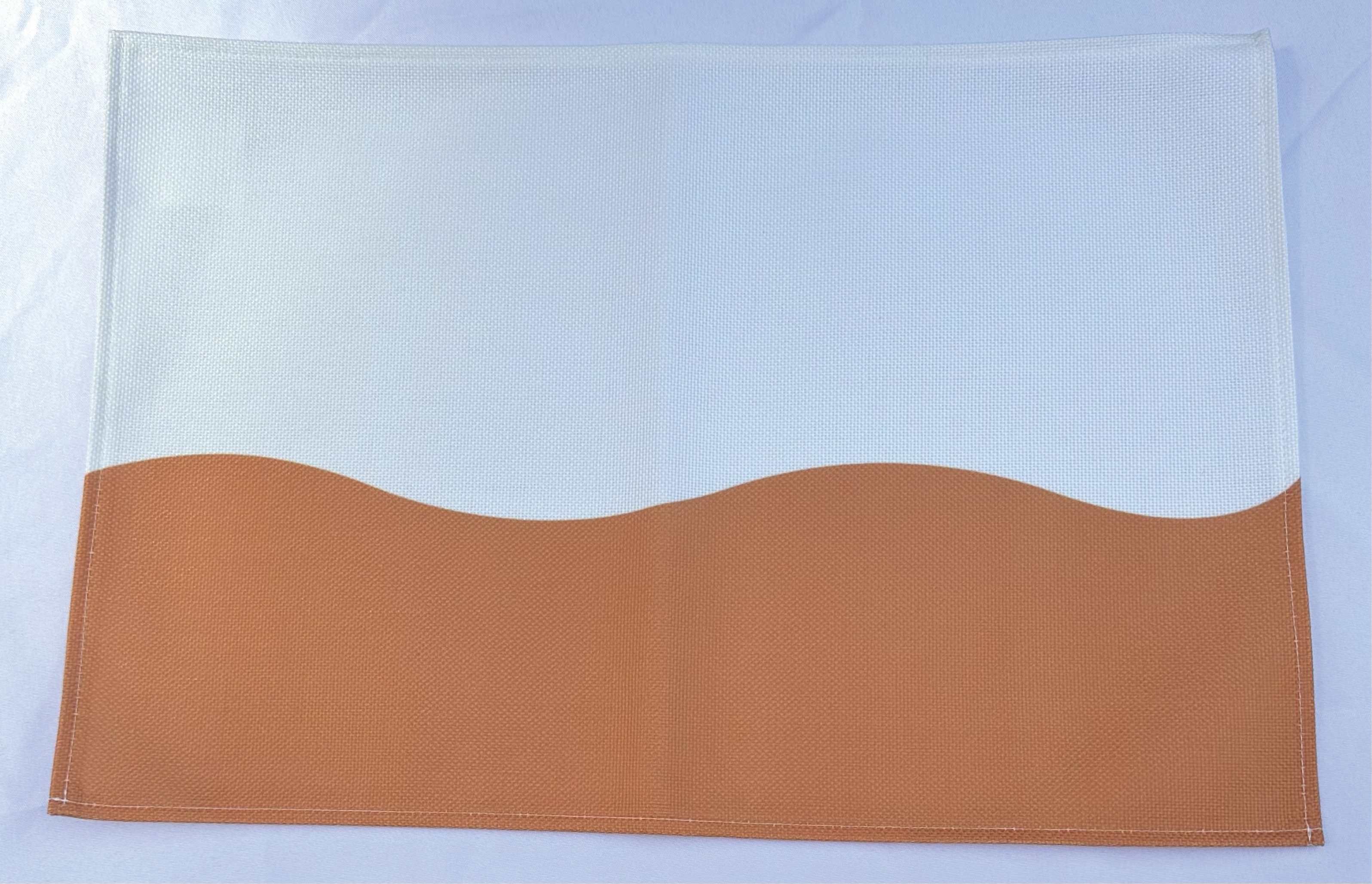 Wave Placemat in Pumpkin