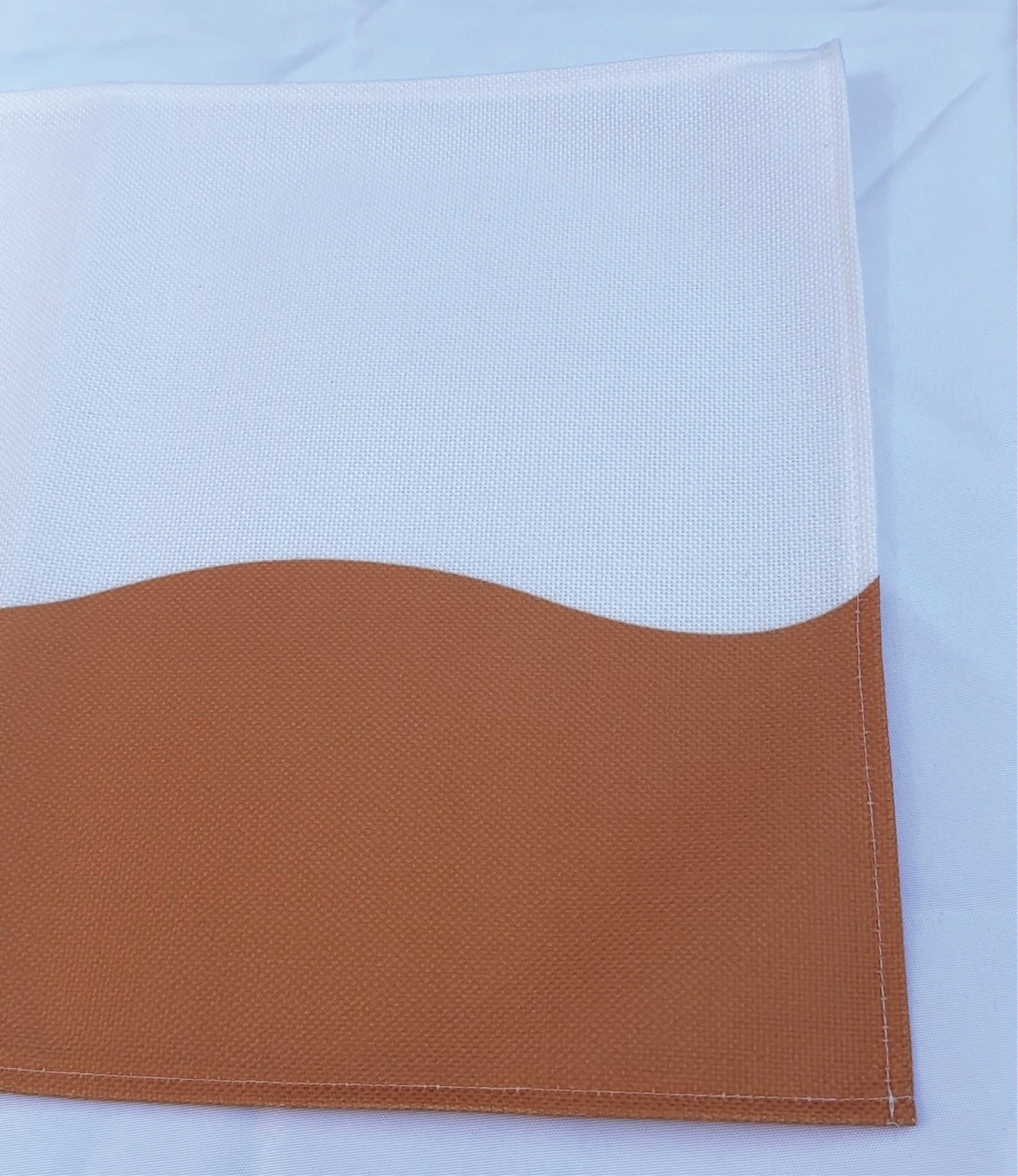 Wave Placemat in Pumpkin