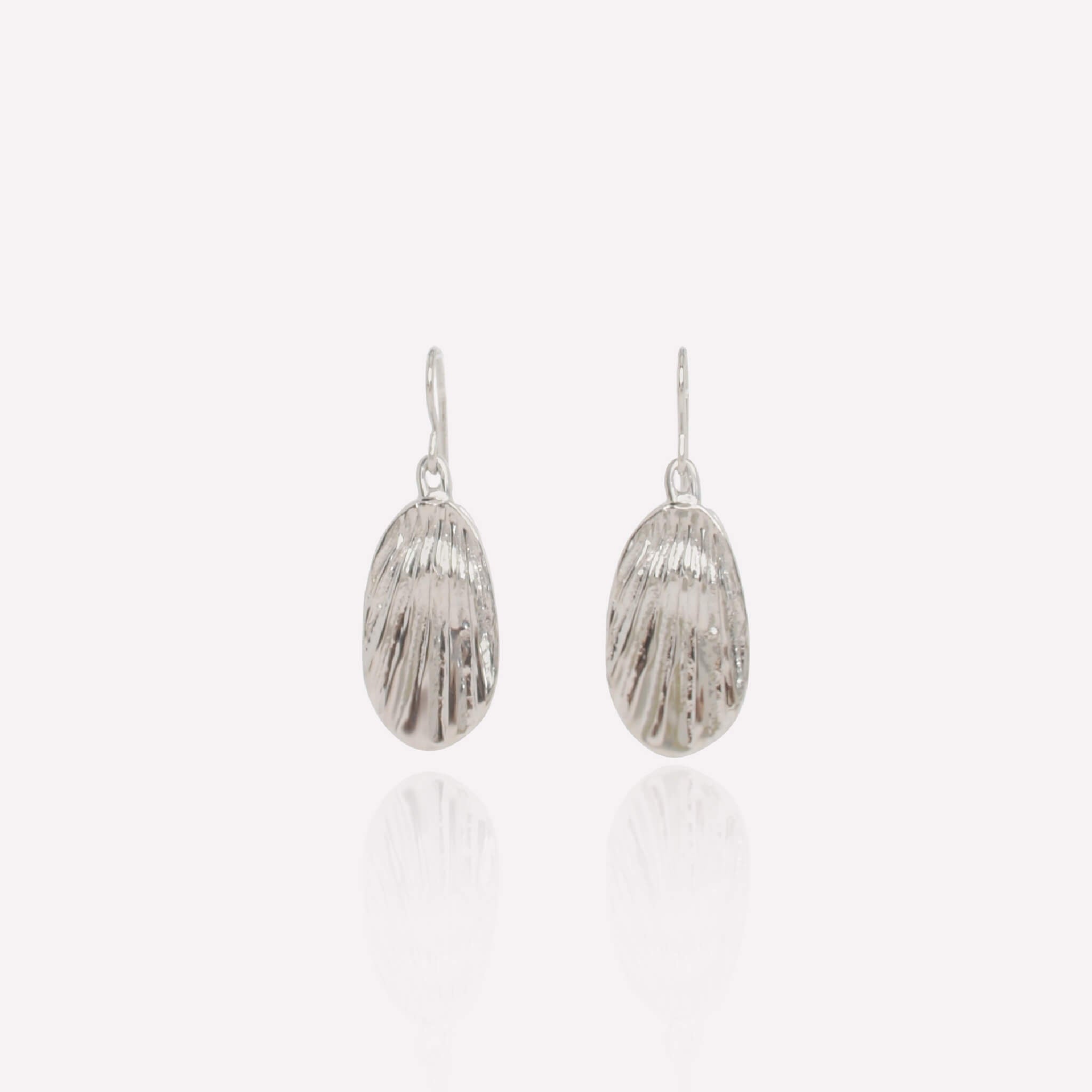 Scallop Earring Sterling Silver
