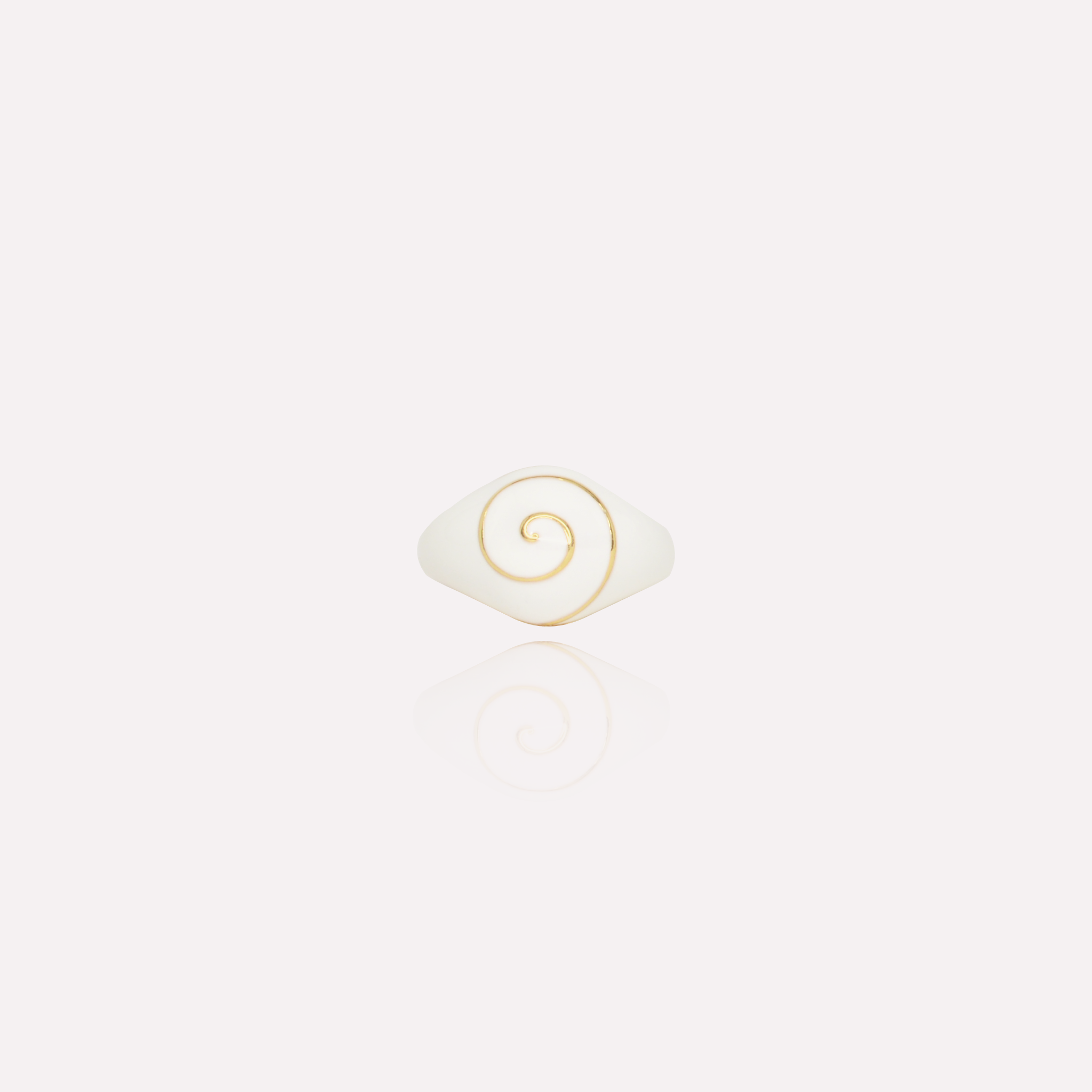 Spiral Seashell Dome Ring