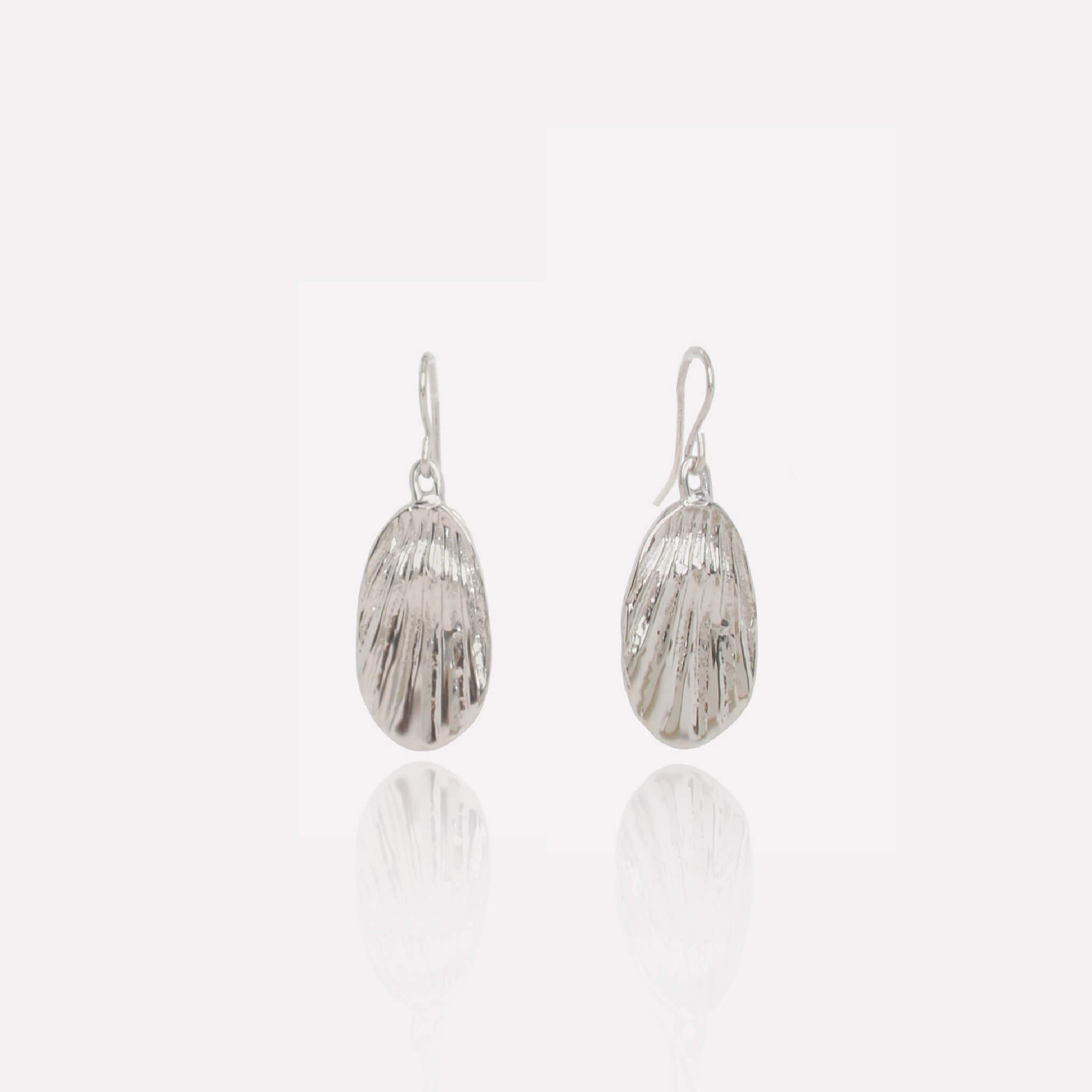 Scallop Earring Sterling Silver