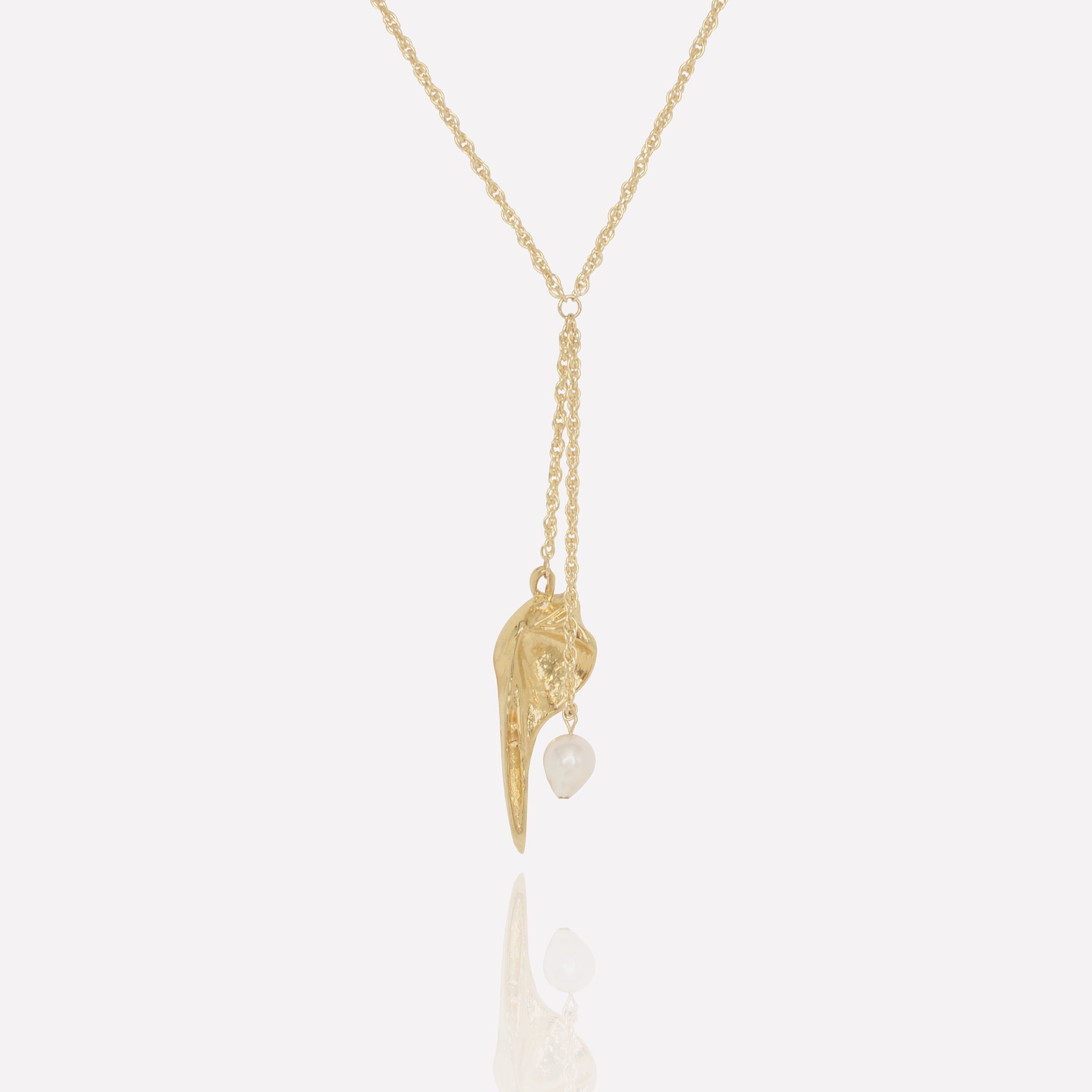 Pearl Y Necklace