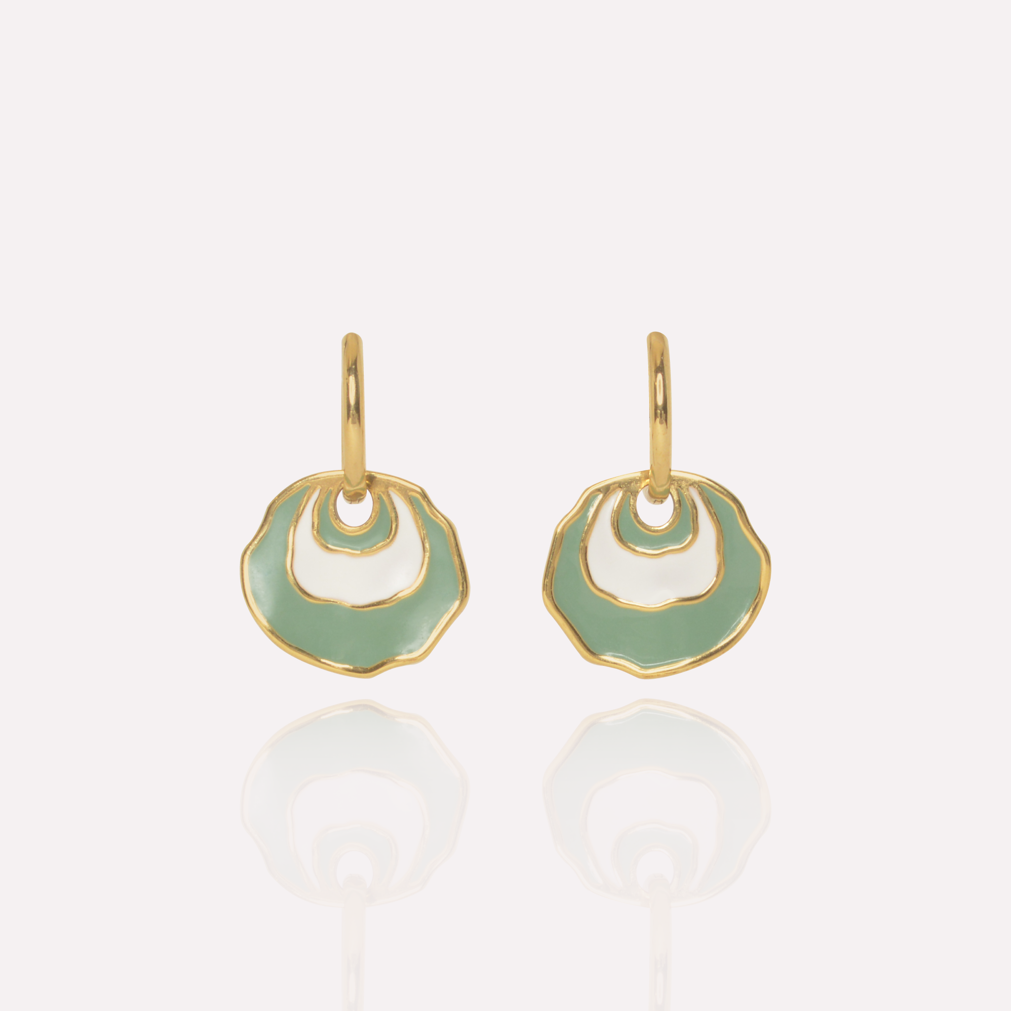 Jingle Earring in Sea Foam Green