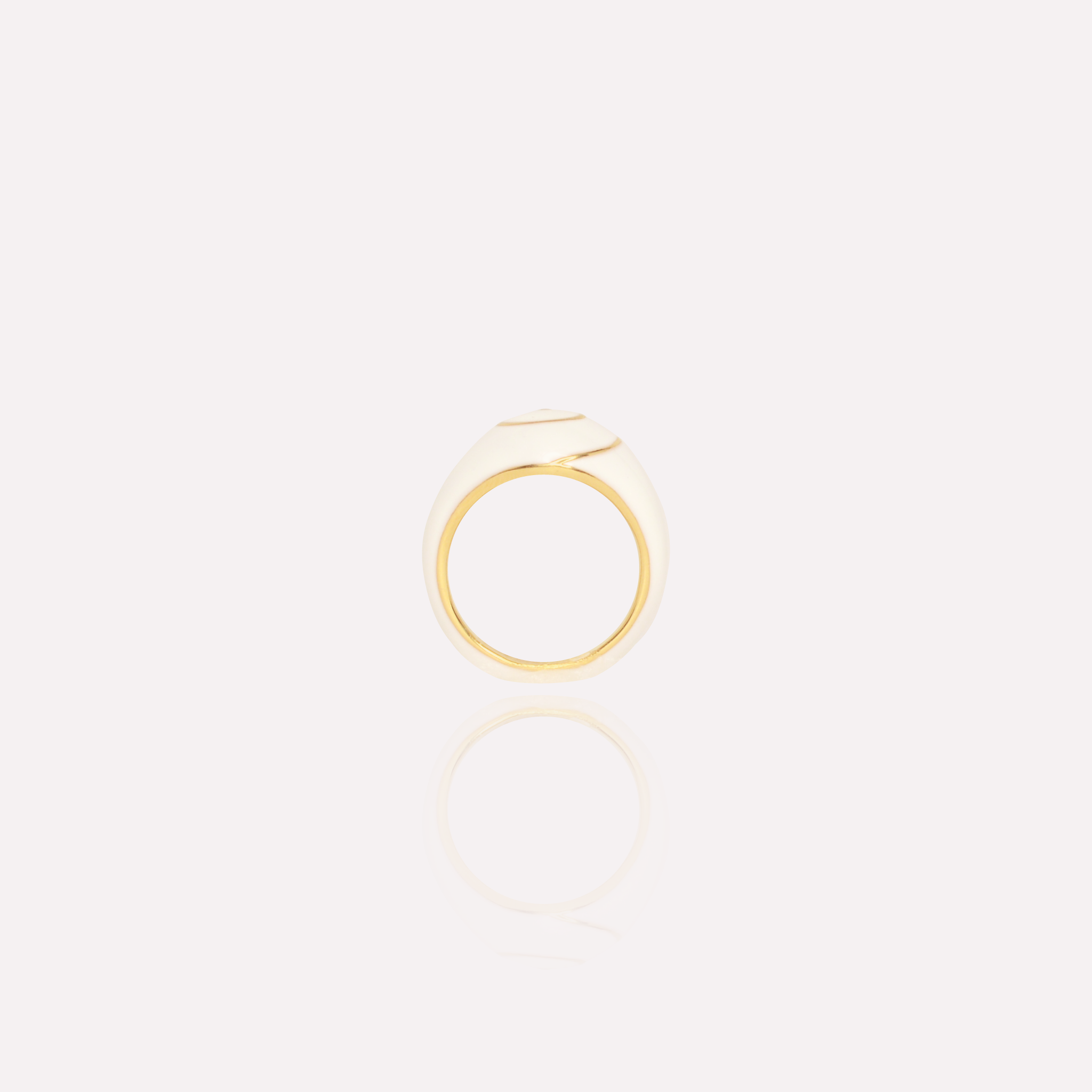 Spiral Seashell Dome Ring