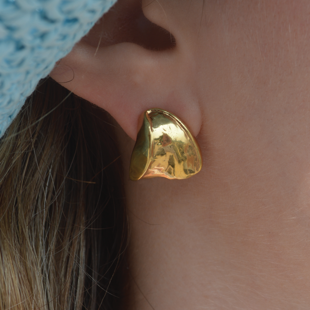 Fragment Earring in 14k Gold Plated