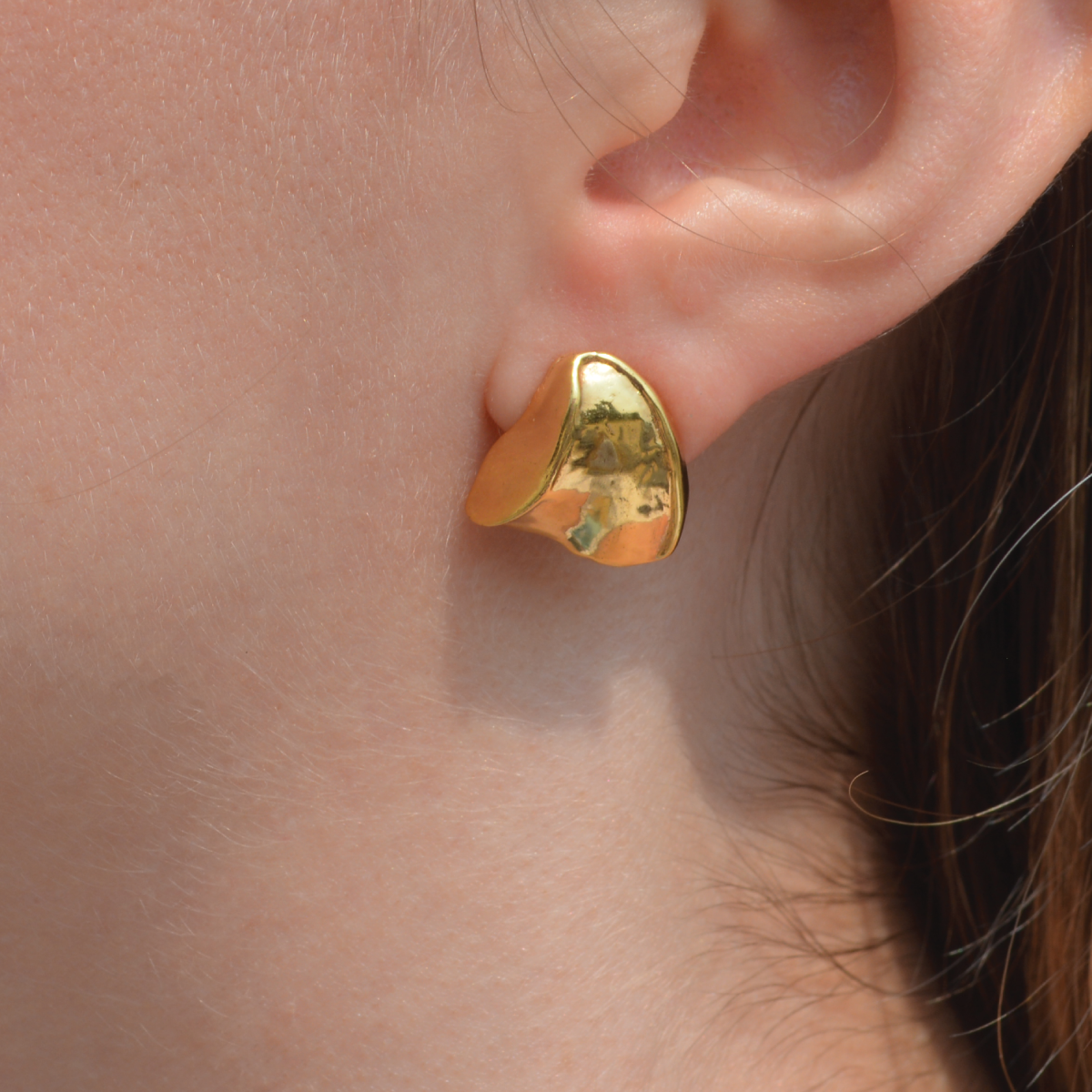 Fragment Earring in 14k Gold Plated
